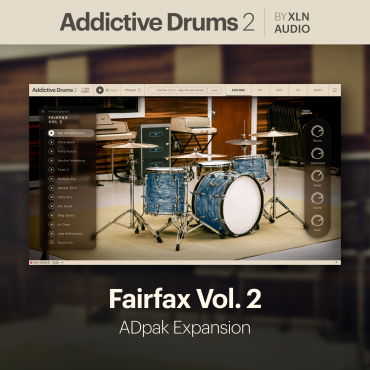 XLN AUDIO Addictive Drums 2: Fairfax Vol. 2 ADpak (Download)
