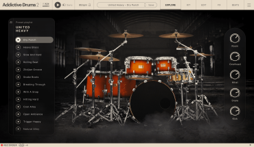 XLN AUDIO Addictive Drums 2: United Heavy ADpak (Download)