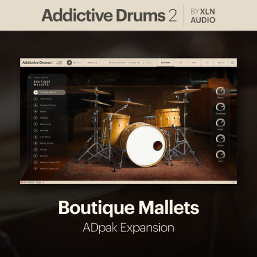 XLN AUDIO Addictive Drums 2: Boutique Mallets (Download)