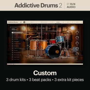 XLN AUDIO Addictive Drums 2: Custom  (Download)