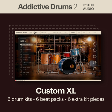 XLN AUDIO Addictive Drums 2: Custom XXL Collection (Download)