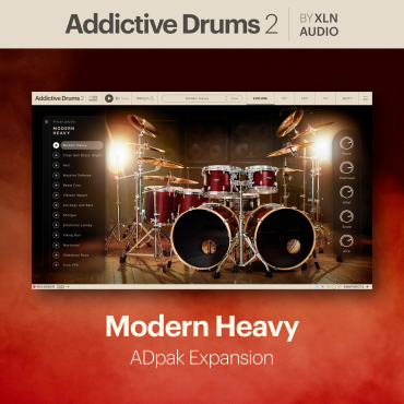 XLN AUDIO Addictive Drums 2: Modern Heavy ADpak (Download)
