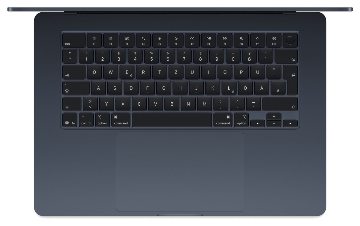 APPLE MacBook Air 15" M5, 10C CPU, 10C GPU, 24GB, 1TB, mitternacht