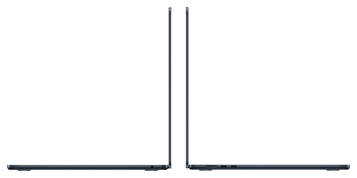 APPLE MacBook Air 15" M5, 10C CPU, 10C GPU, 24GB, 1TB, mitternacht