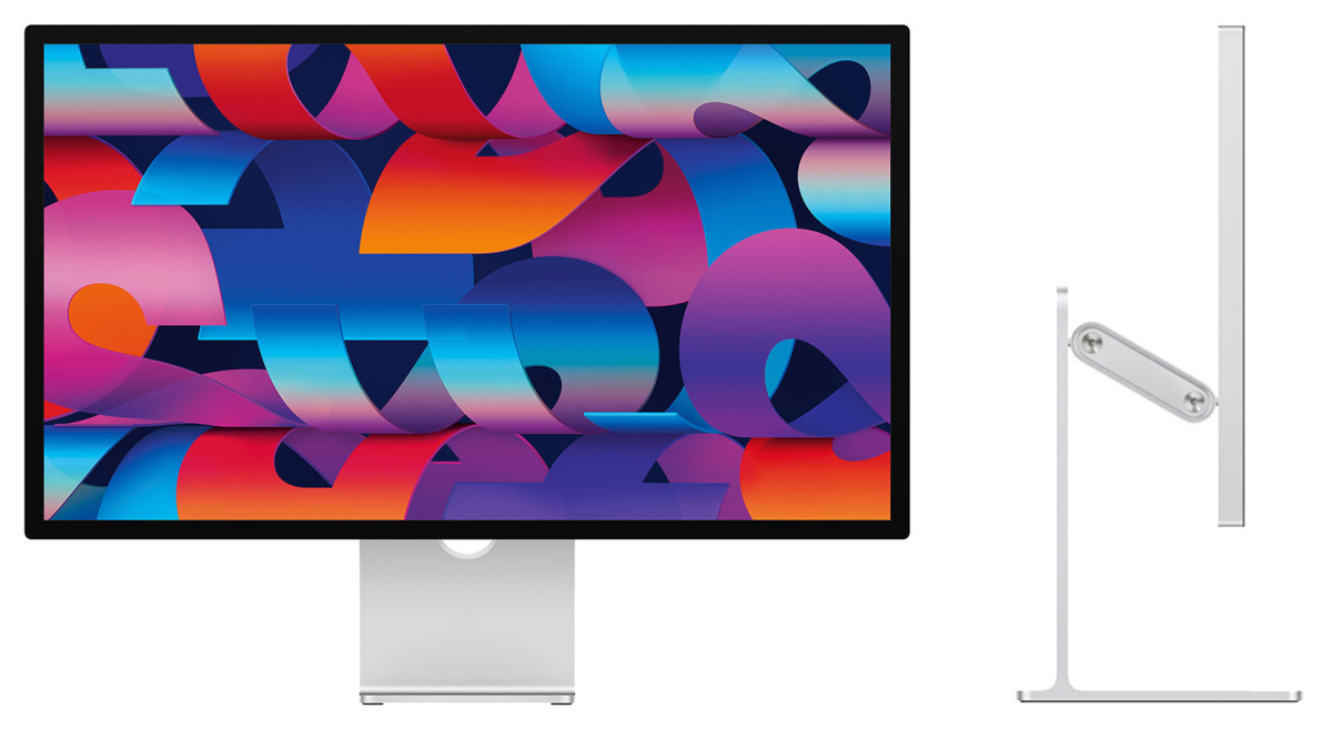 APPLE Studio Display (2026), Standardglas, neigungs- und höhenverstellbarer Standfuß