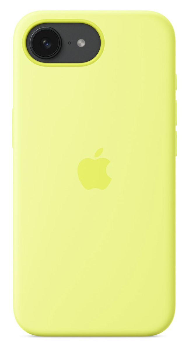 APPLE iPhone 16e Silikon Case, neongelb