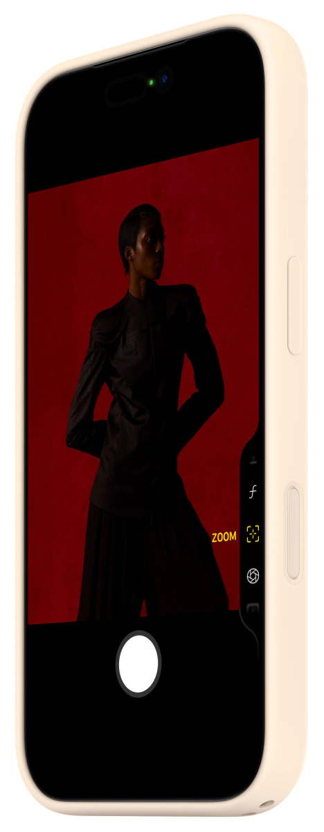 APPLE iPhone 17 Pro Silikon Case mit MagSafe - Vanille