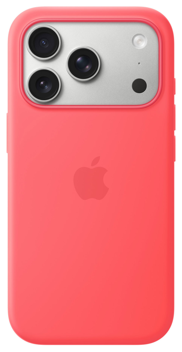 APPLE iPhone 17 Pro Silikon Case mit MagSafe - Guavepink