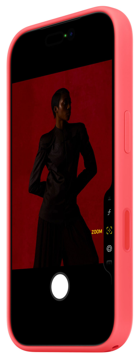 APPLE iPhone 17 Pro Silikon Case mit MagSafe - Guavepink