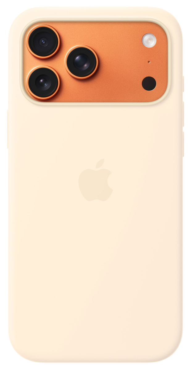 APPLE iPhone 17 Pro Max Silikon Case mit MagSafe - Vanille