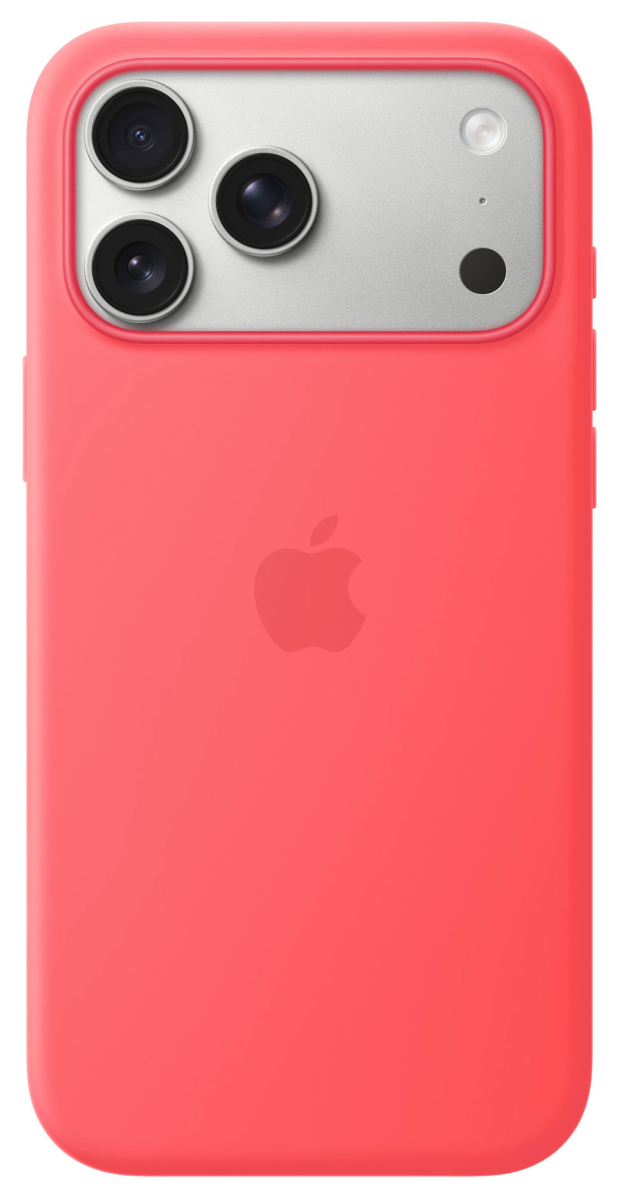 APPLE iPhone 17 Pro Max Silikon Case mit MagSafe - Guavepink