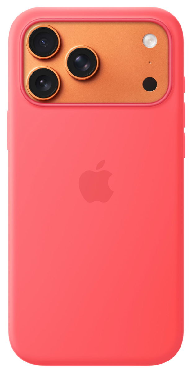 APPLE iPhone 17 Pro Max Silikon Case mit MagSafe - Guavepink
