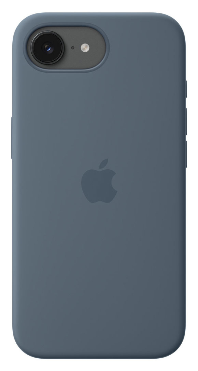 APPLE iPhone 17e Silikon Case mit MagSafe, Ankerblau