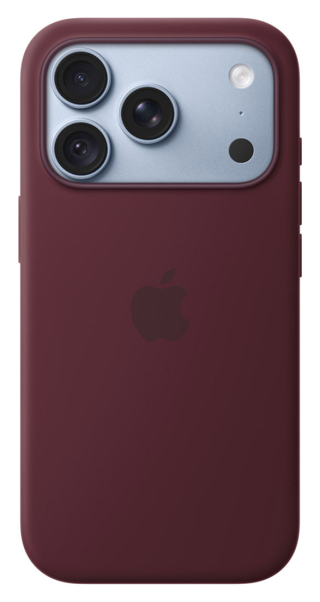 APPLE iPhone 18 Pro Silikon Case mit MagSafe - Burgunder