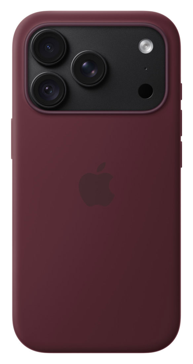 APPLE iPhone 18 Pro Silikon Case mit MagSafe - Burgunder