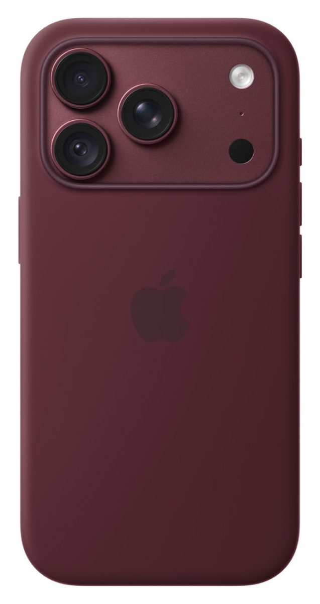 APPLE iPhone 18 Pro Silikon Case mit MagSafe - Burgunder