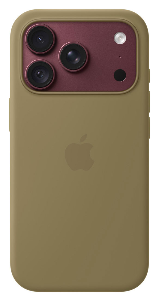 APPLE iPhone 18 Pro Silikon Case mit MagSafe - Oliv
