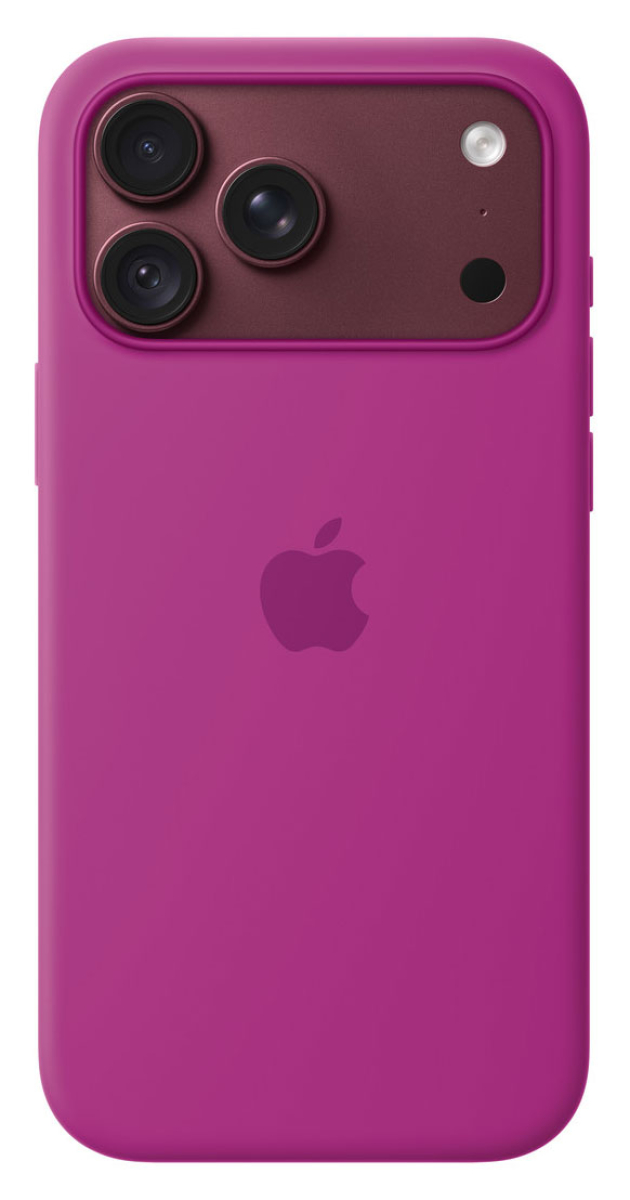 APPLE iPhone 18 Pro Max Silikon Case mit MagSafe - Magenta