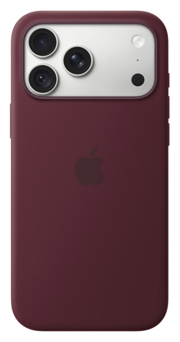 APPLE iPhone 18 Pro Max Silikon Case mit MagSafe - Burgunder