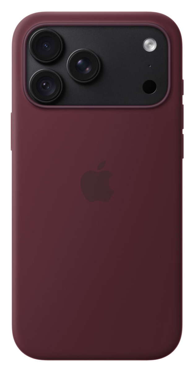 APPLE iPhone 18 Pro Max Silikon Case mit MagSafe - Burgunder