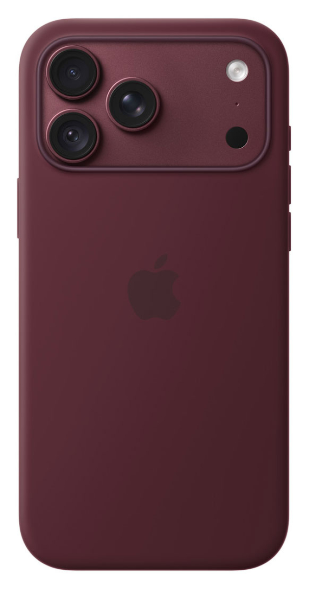 APPLE iPhone 18 Pro Max Silikon Case mit MagSafe - Burgunder