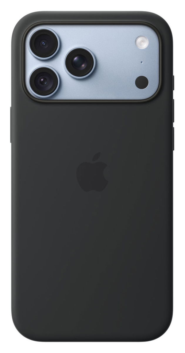 APPLE iPhone 18 Pro Max Silikon Case mit MagSafe - Schwarz