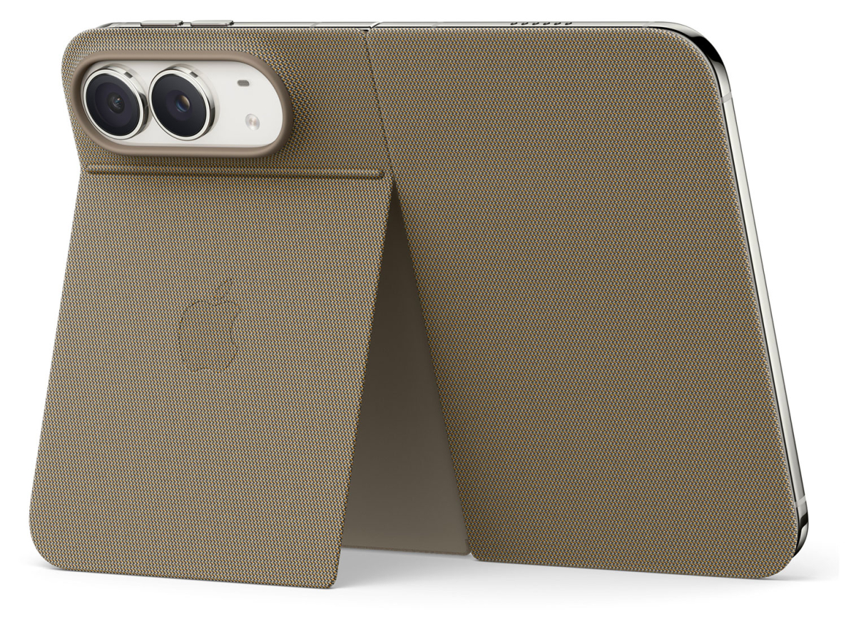 APPLE iPhone Duo Folio mit Standfuß - Taupe