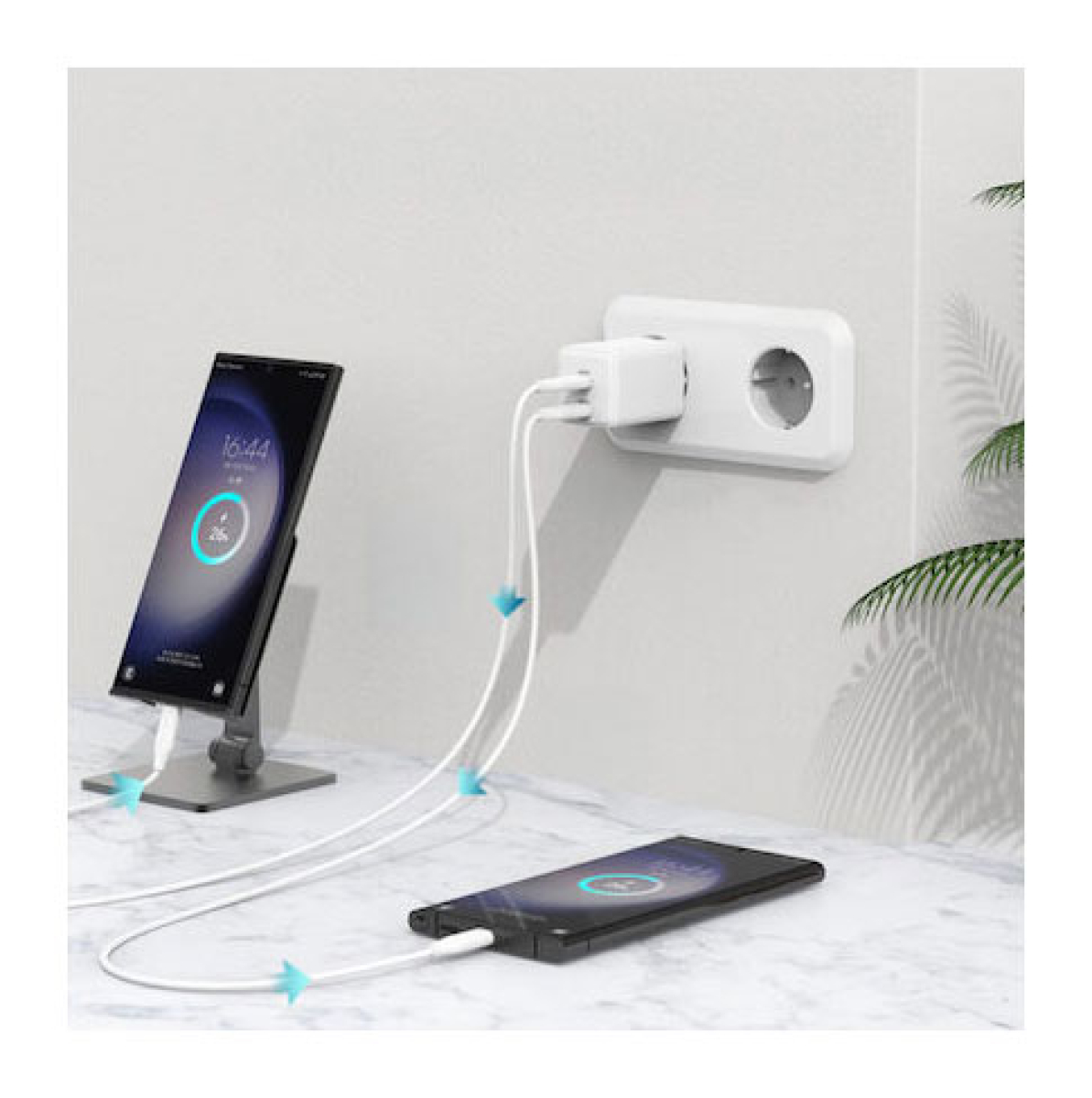 LMP Dual Port Power Adapter 45W, USB-C