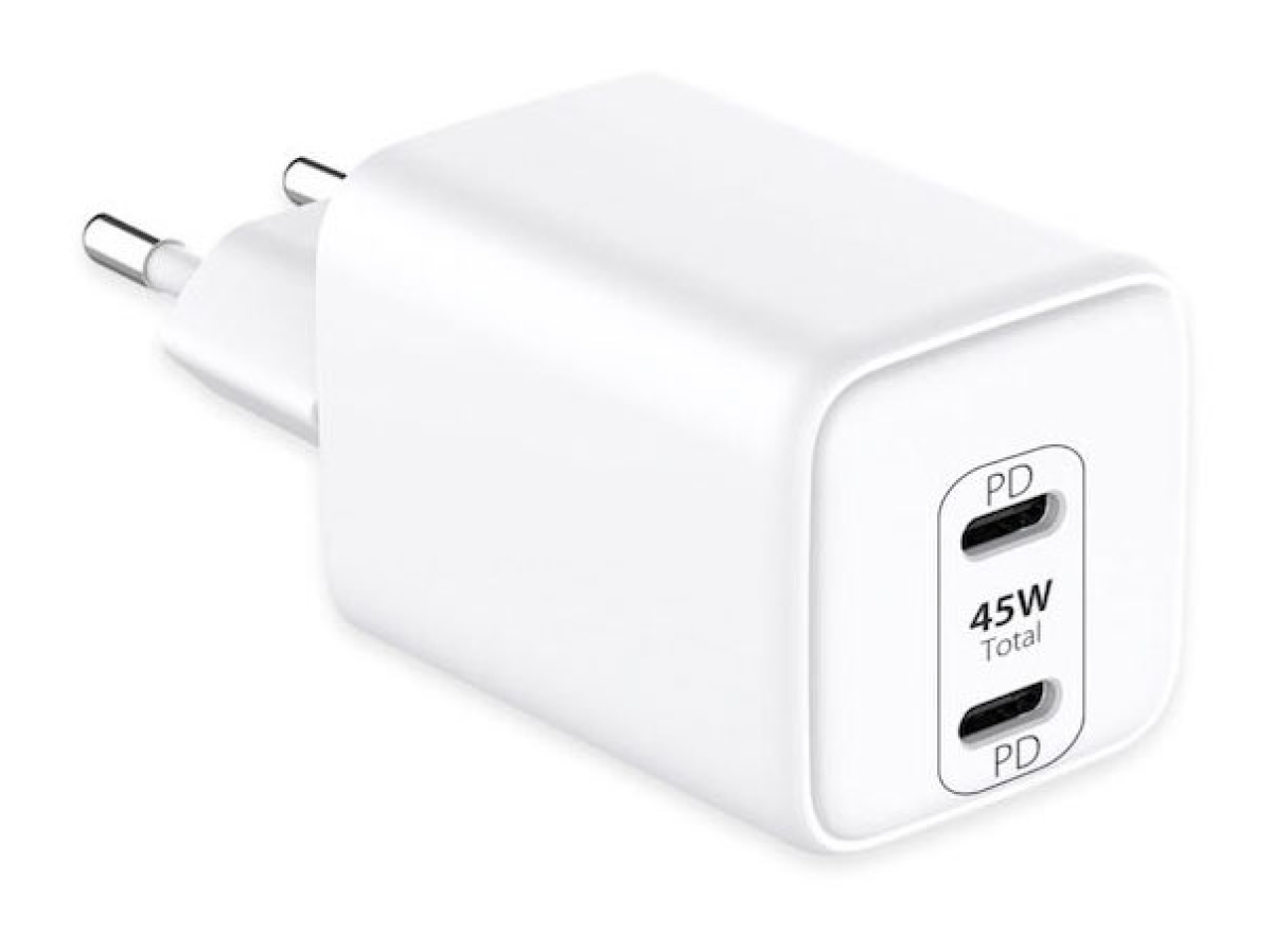 LMP Dual Port Power Adapter 45W, USB-C