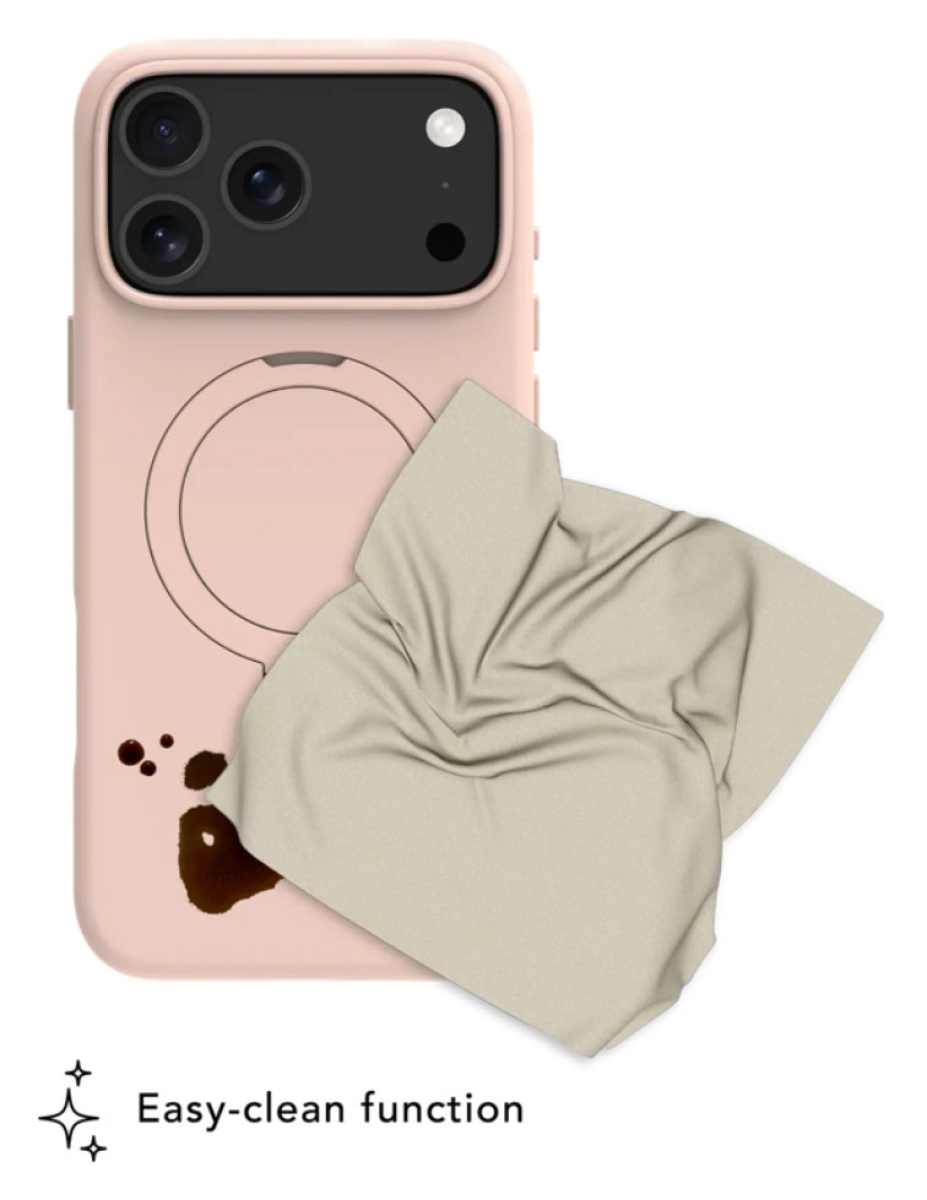 DBRAMANTE Roskilde MagSafe Kickstand ICON für iPhone 18 Pro - Pink Sand