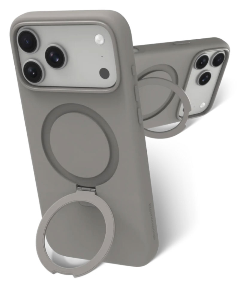 DBRAMANTE Roskilde MagSafe Kickstand ICON für iPhone 18 Pro - River Stone