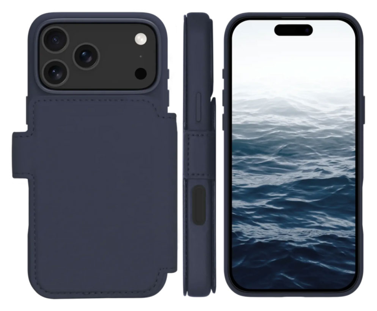 DBRAMANTE Lynge Magsafe ICON 2-in1 Folio Case für iPhone 18 Pro Max - Deep Water