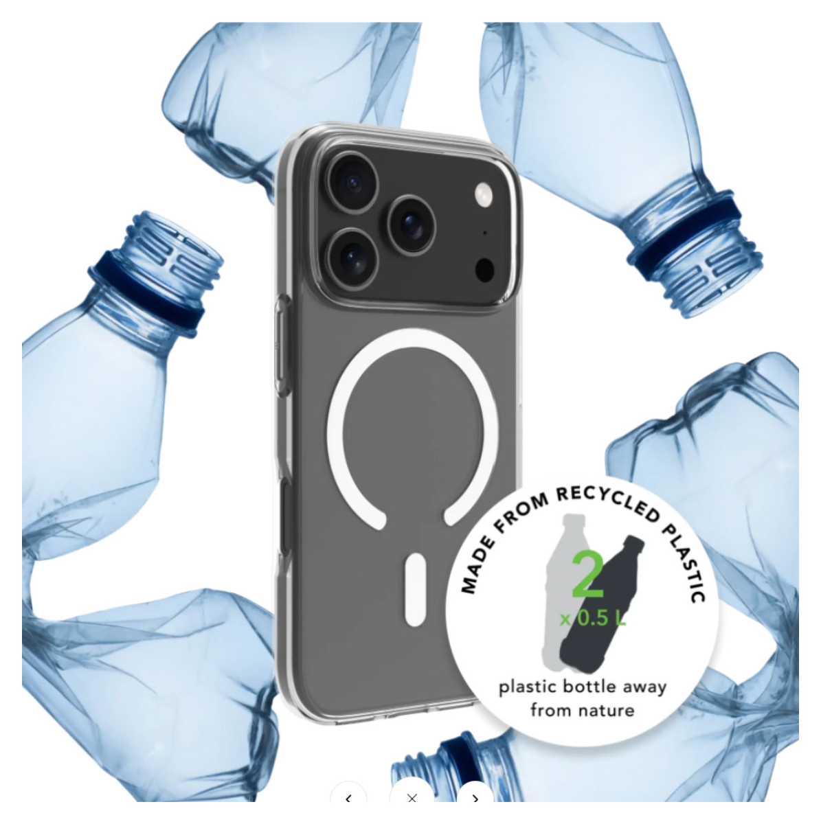 DBRAMANTE Greenland Pro MagSafe Case für iPhone 18 Pro - Clear
