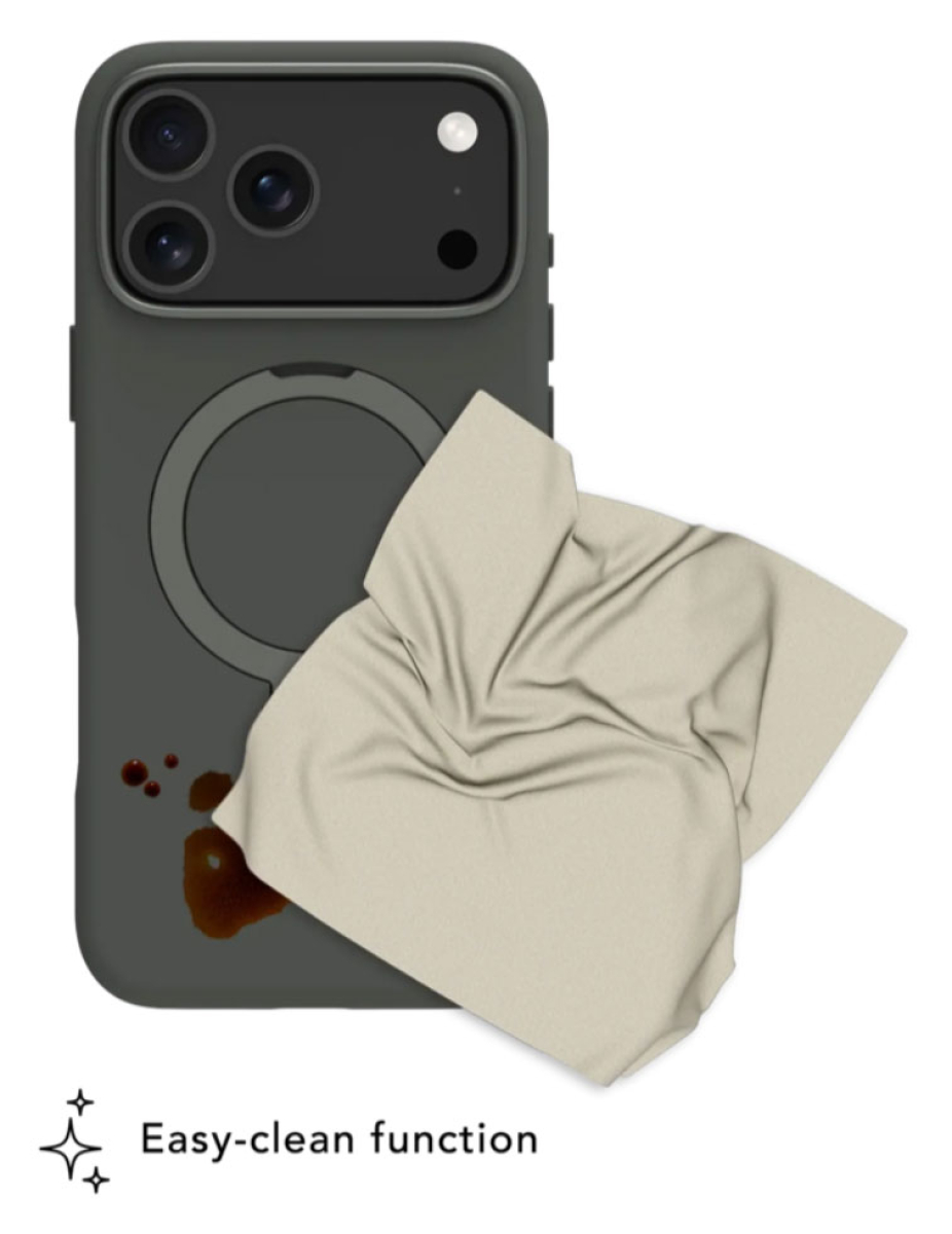 DBRAMANTE Roskilde MagSafe Kickstand ICON für iPhone 18 Pro Max - Forest Shadow