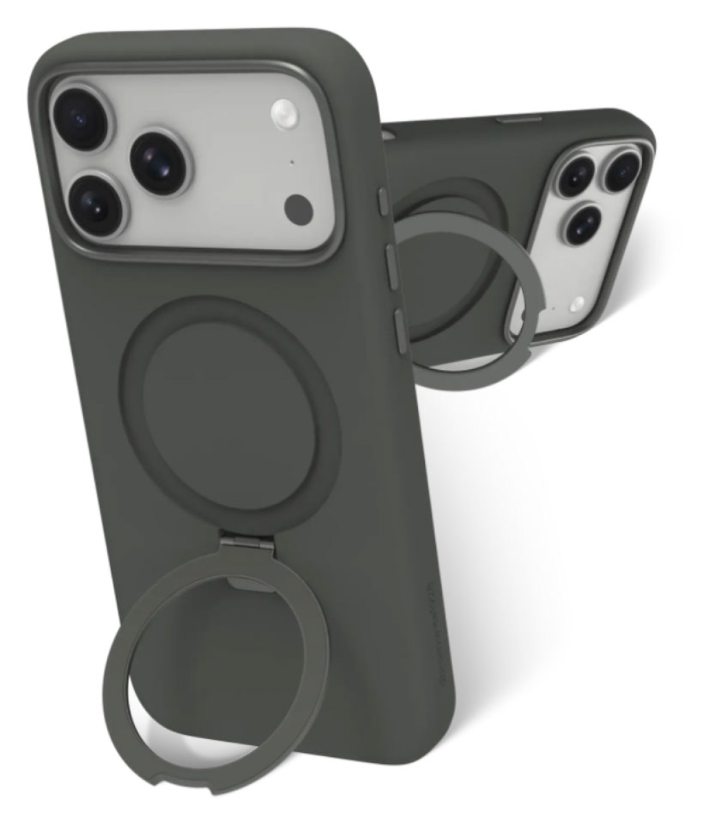 DBRAMANTE Roskilde MagSafe Kickstand ICON für iPhone 18 Pro Max - Forest Shadow
