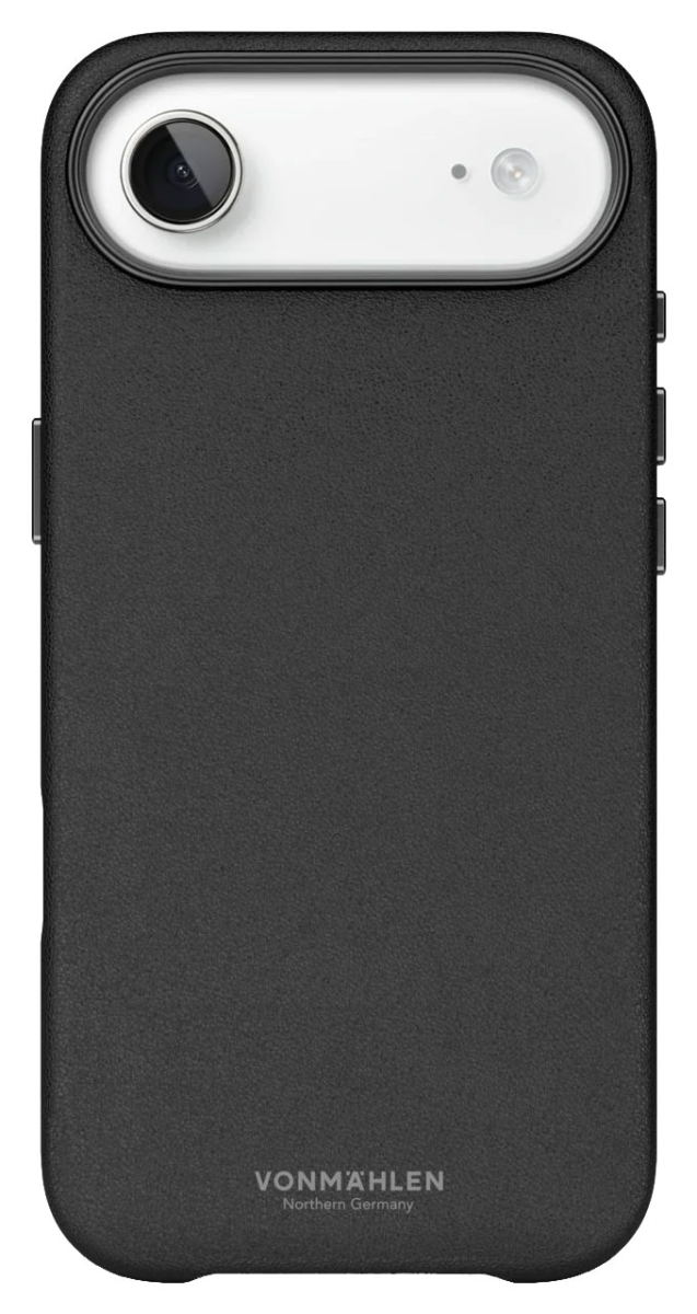 VONMÄHLEN Kunstleder-Folio für iPhone Air, MagSafe, schwarz