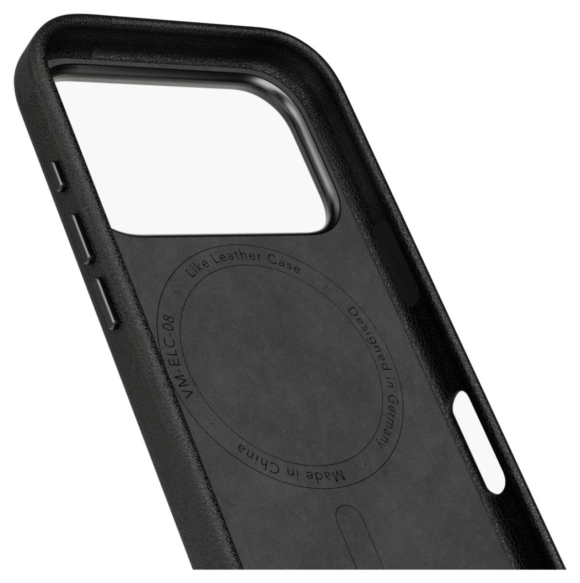 VONMÄHLEN Kunstleder-Folio für iPhone 17 Pro Max, MagSafe, schwarz