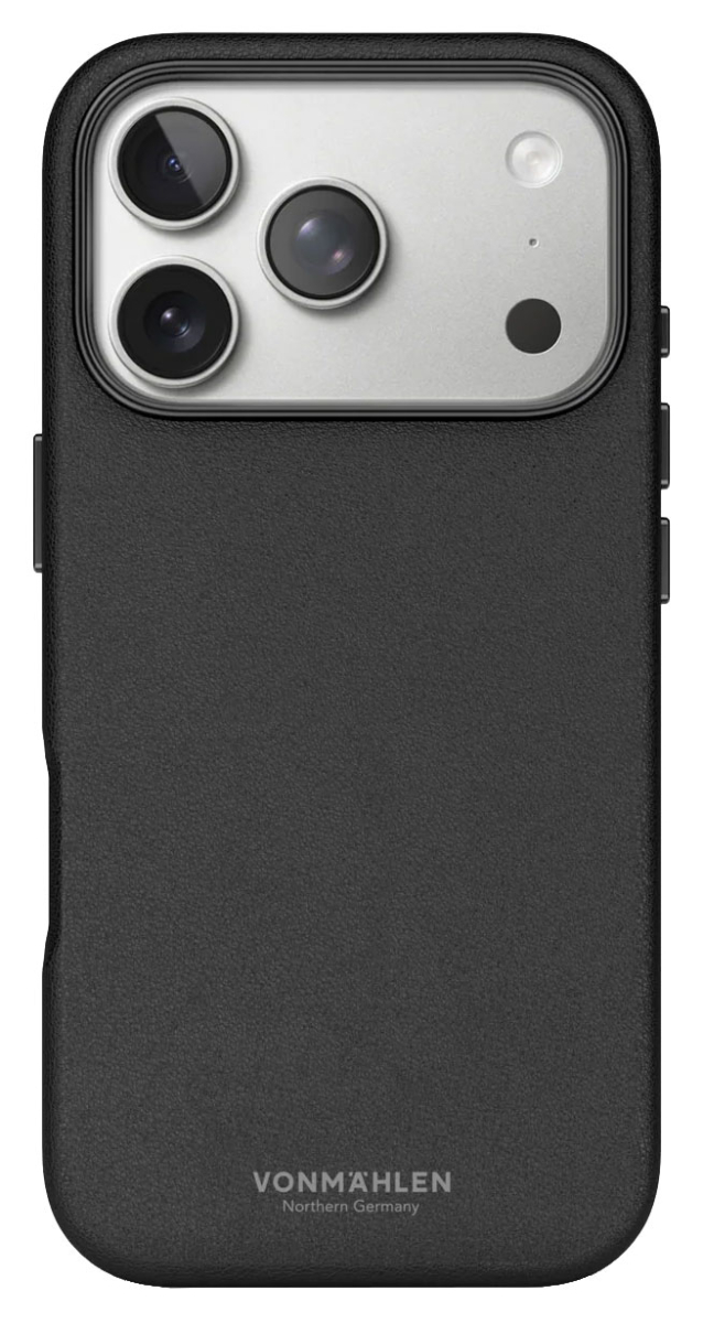 VONMÄHLEN Kunstleder-Folio für iPhone 17 Pro Max, MagSafe, schwarz