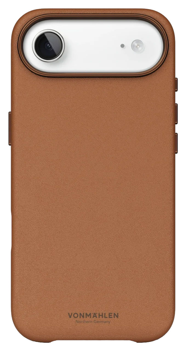 VONMÄHLEN Kunstleder-Folio für iPhone Air, MagSafe, braun