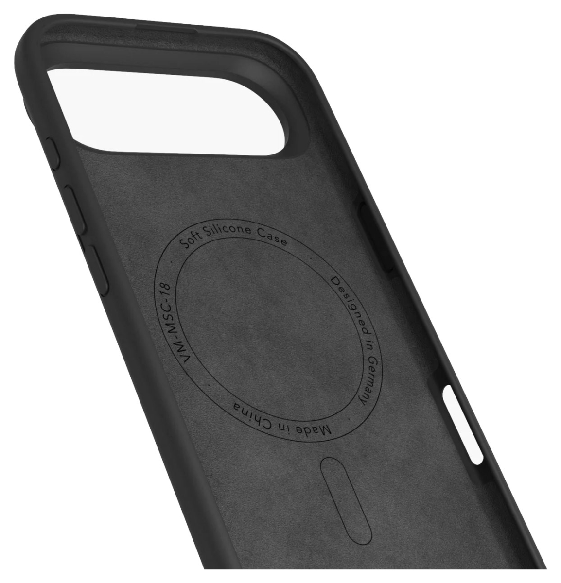 VONMÄHLEN Silikon-Case für iPhone Air, MagSafe, schwarz