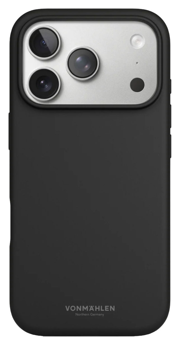 VONMÄHLEN Silikon-Case für iPhone 17 Pro Max, MagSafe, schwarz
