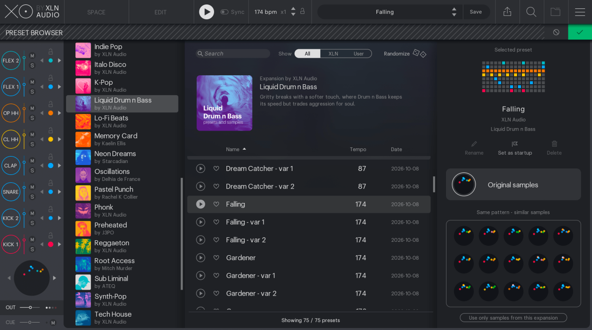 XLN AUDIO XO Expansion: Liquid Drum n Bass (Download)