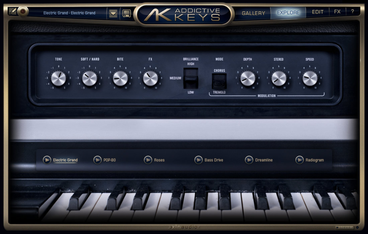 XLN AUDIO AK: Electric Grand (Download)