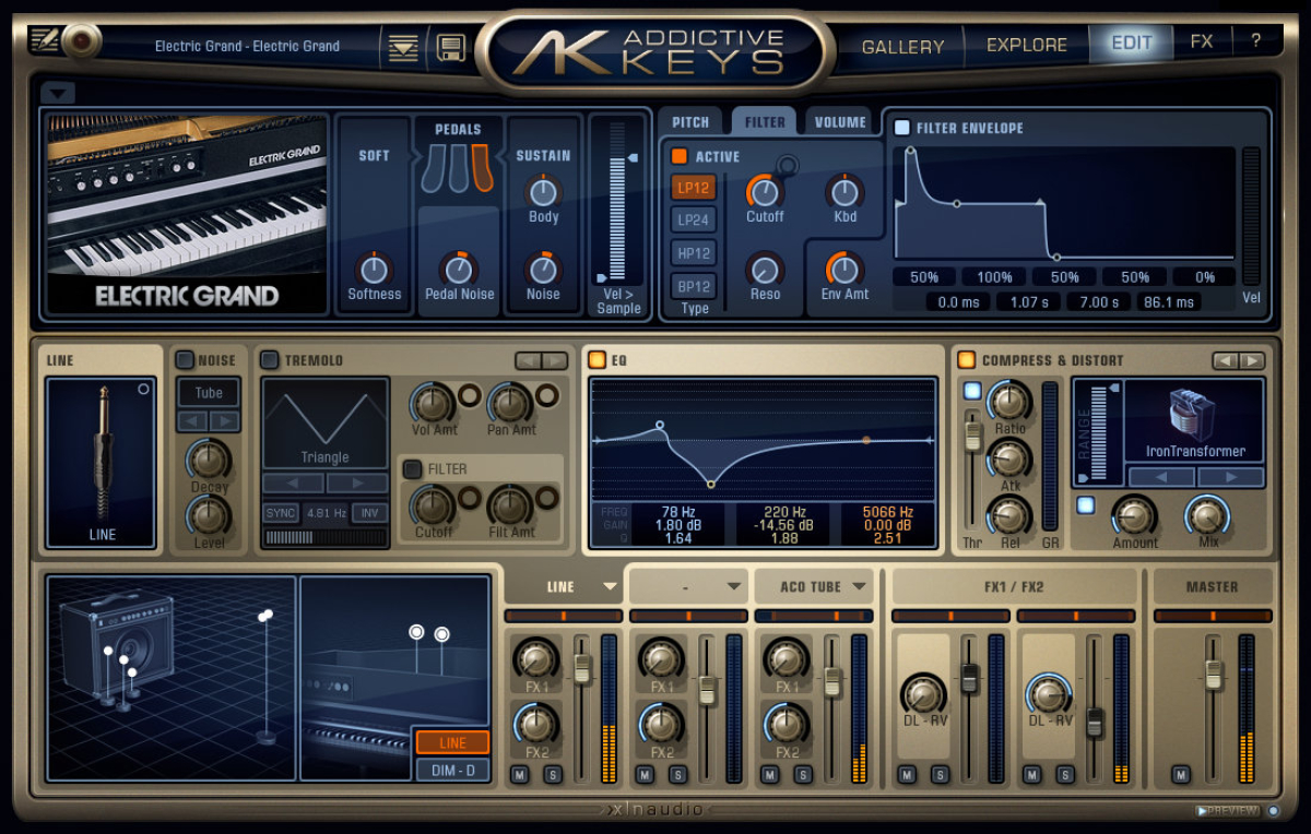 XLN AUDIO AK: Electric Grand (Download)