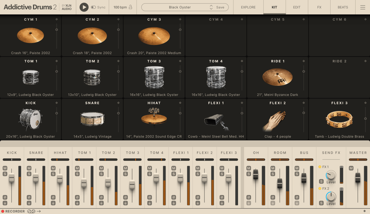XLN AUDIO Addictive Drums 2: Black Oyster ADpak (Download)