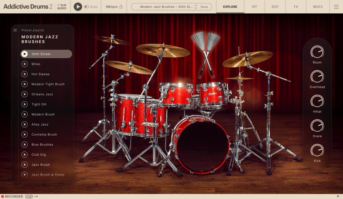 XLN AUDIO Addictive Drums 2: Modern Jazz Brushes ADpak (Download)