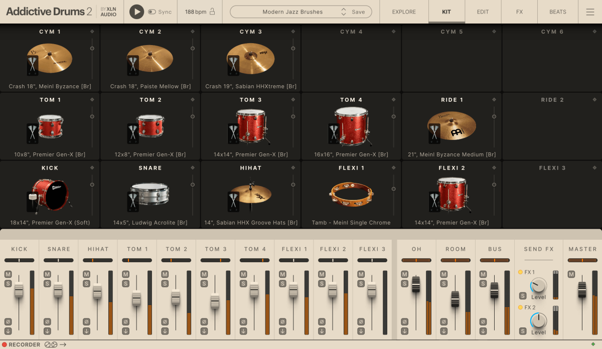XLN AUDIO Addictive Drums 2: Modern Jazz Brushes ADpak (Download)