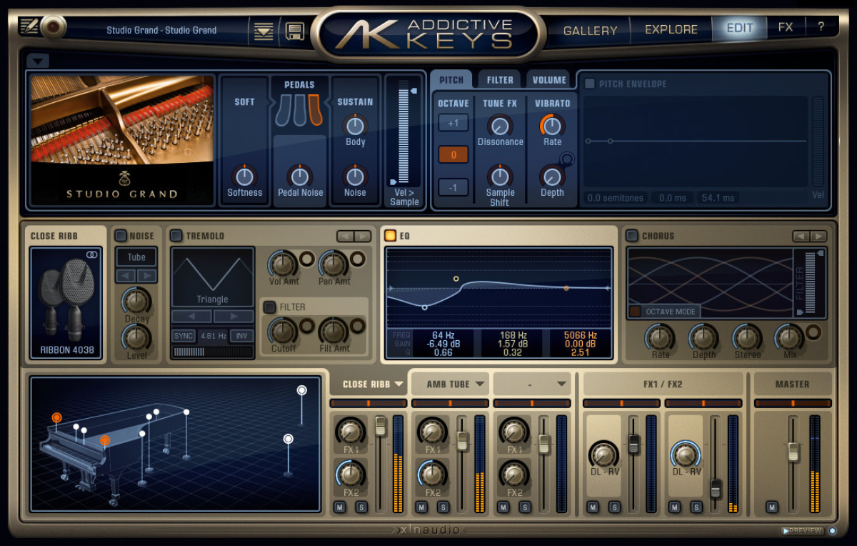 XLN AUDIO AK: Studio Grand (Download)