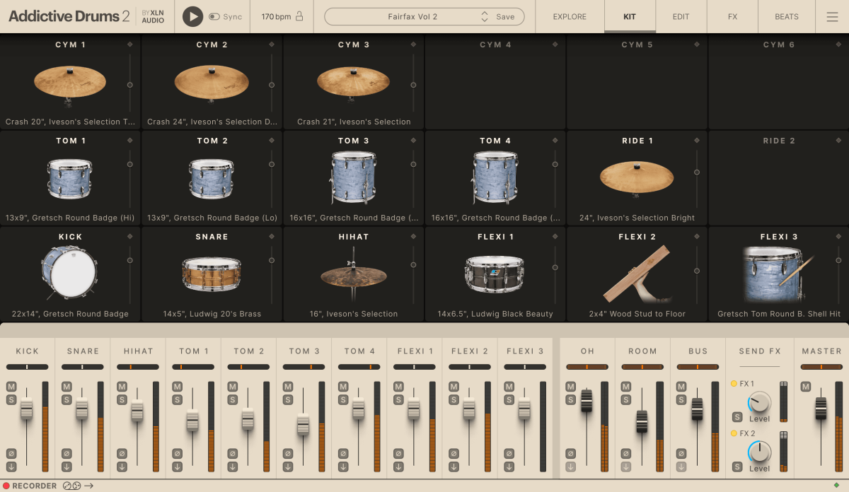 XLN AUDIO Addictive Drums 2: Fairfax Vol. 2 ADpak (Download)