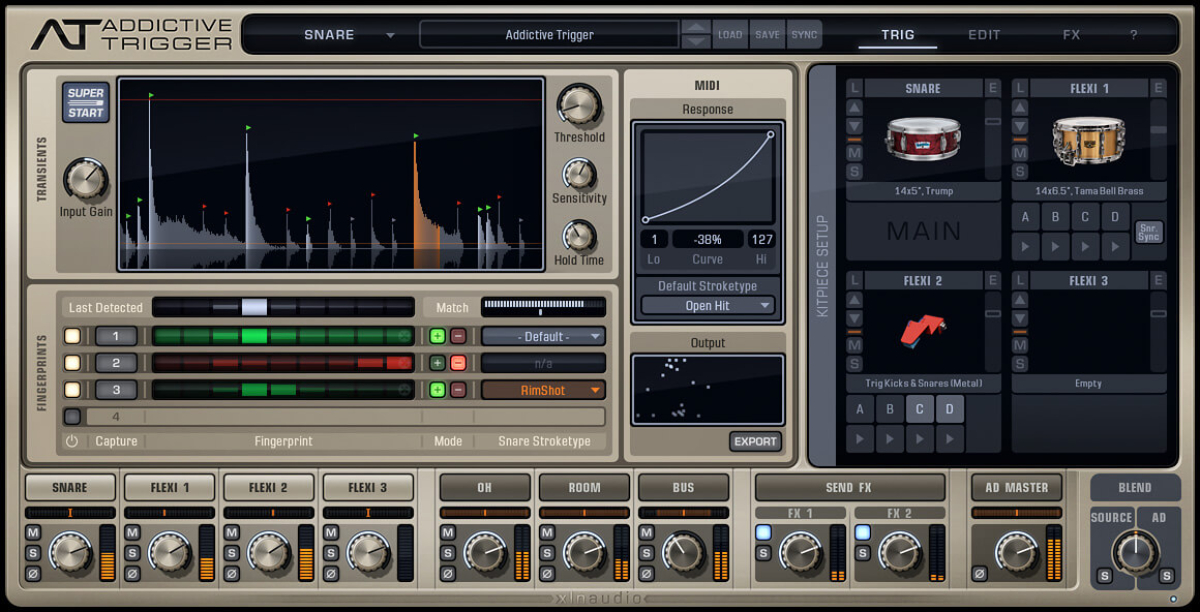 XLN AUDIO Trigger + Drum Vault Bund (Download)